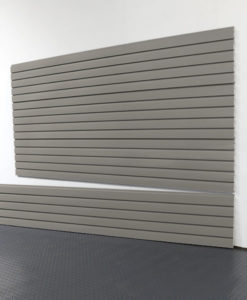 StoreWALL Slatwall Heavy Duty Weathered Grey Panel 15" x 96"