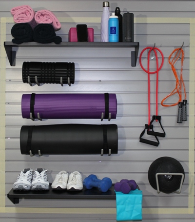 Deluxe Gym Kit Plus, slatwall gym kits