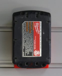 Milwaukee Slatwall Battery Holder